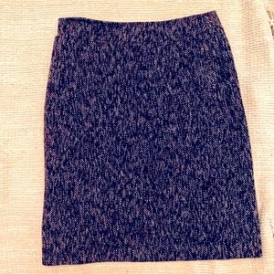 TAHARI ASL purple tweed skirt